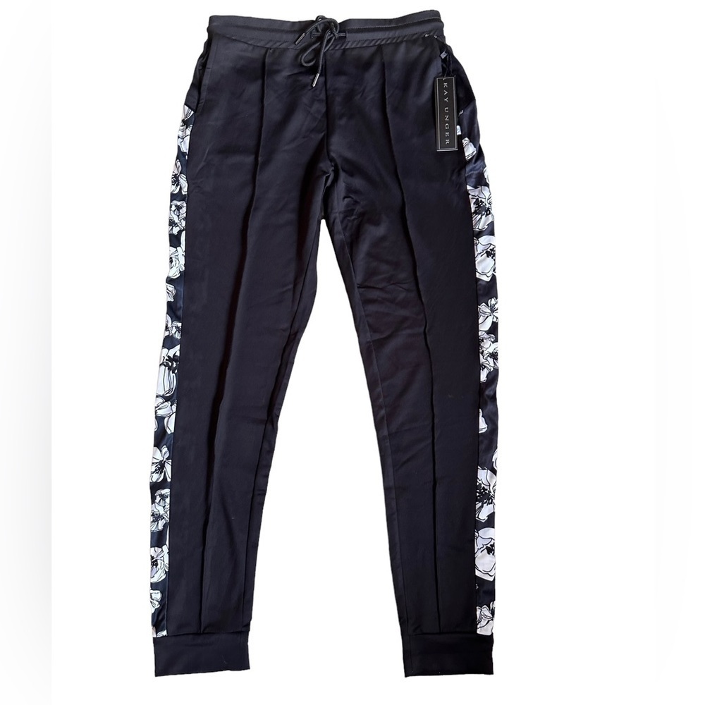Kaye Unger Floral Stripe Jogger